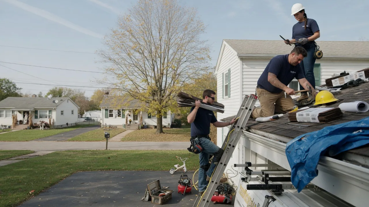 Local Roofing Contractors in Roanoke, IL near me